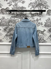 LONG SLEEVE DENIM JACQUARD SLATE BLUE 266728